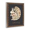 Stupell Industries Autumnal Folk Squirrel Floater Framed Canvas Wall Art Design by Caroline Alfreds